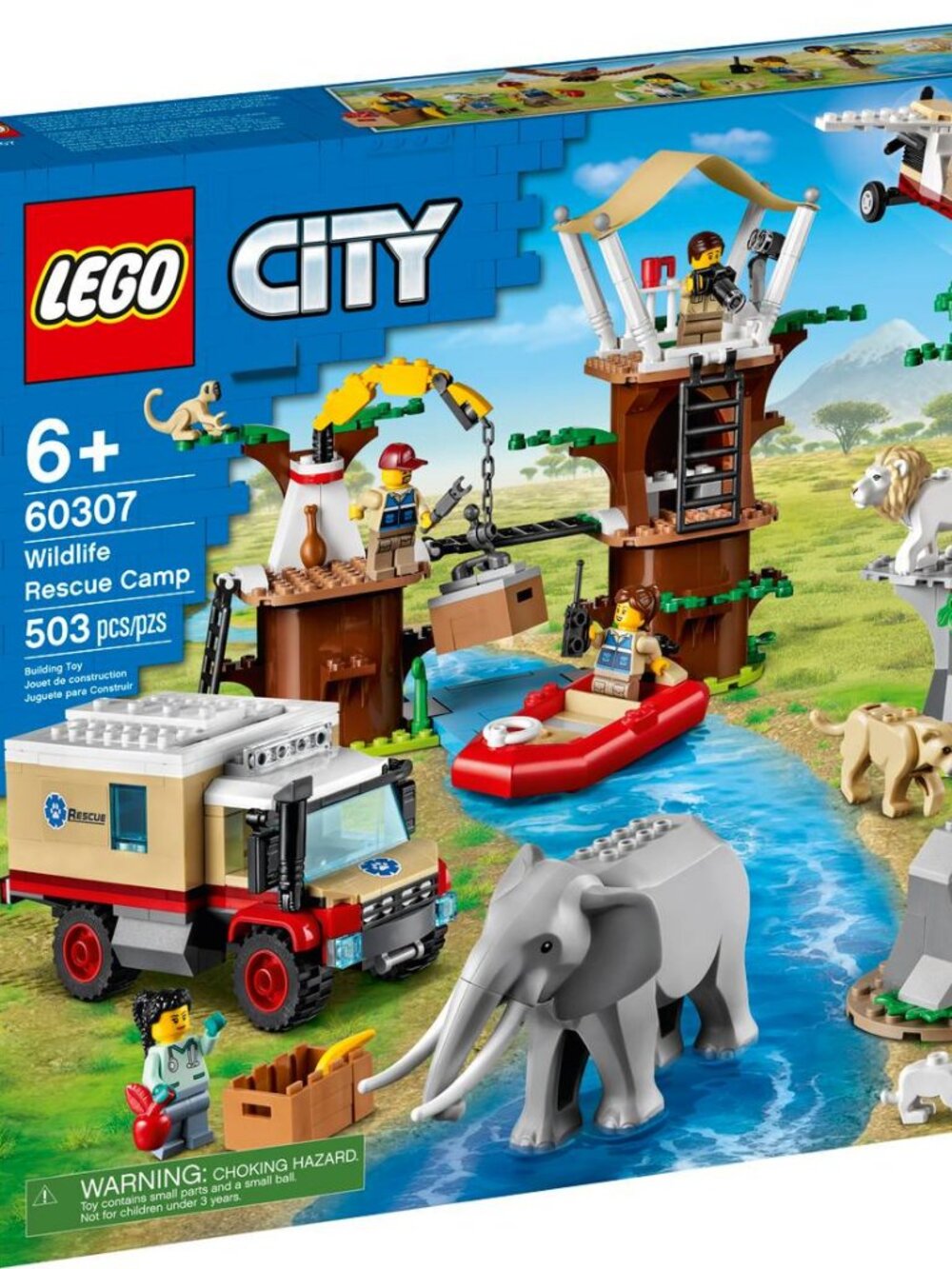 LEGO Wildlife Rescue Camp with over 500 pieces and box, 60307 - Picture 1 of 13